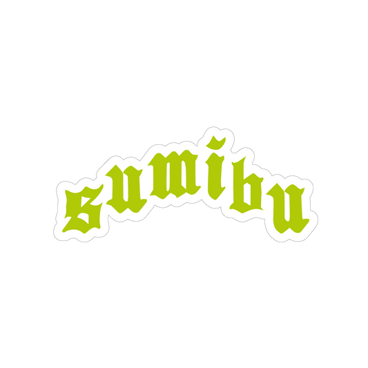 Ol' Sumibu Sticker Neon Green